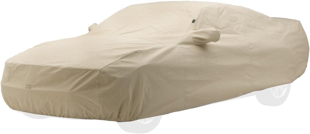 Covercraft Custom Fit Car Cover for Mitsubishi Outlander - Technalon Block-It Evolution Series Fabric, Tan
