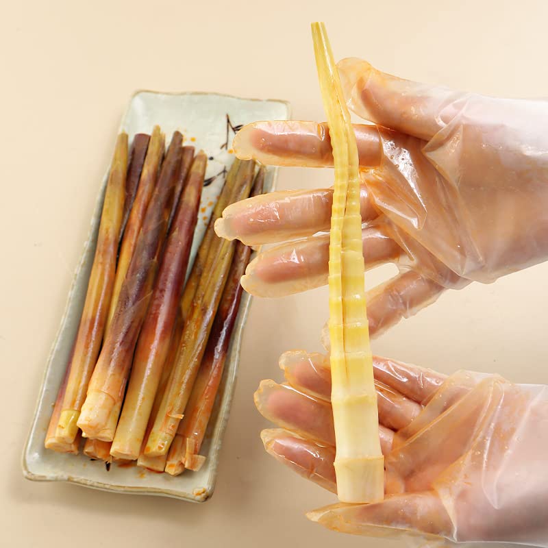 Miniatura 4 de Brotes de bambú fresco de especialidad china, comida informal lista para comer, brotes de bambú crujientes, brotes de bambú pelados a mano, paquete