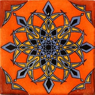 4.2x4.2 9 pcs Quiroga Talavera Mexican Tile
