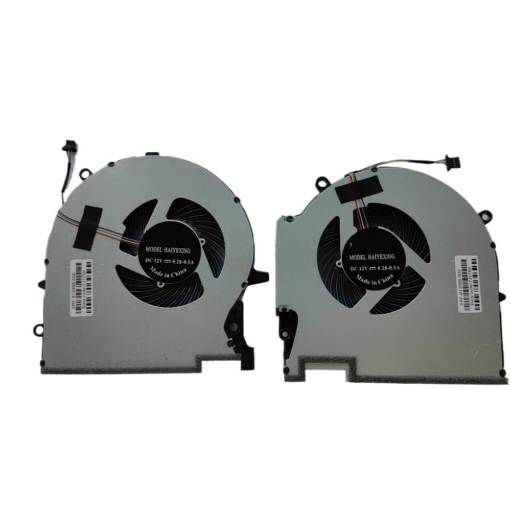 Facile à remplacer Ventilateur de Refroidissement CPU + GPU pour Ordinateur Portable HP, pour Omen 7 Plus 17-CK CK1020NR CK0372NR CK1065CL série TPN-Q266 M78888-001 M78889-001