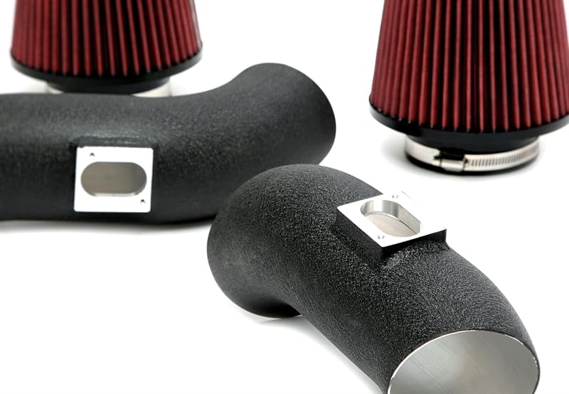 Kit de tubo de aspiración Air Intake de aire de carga con MAP incluye 2 filtros cónicos, filtro de aire deportivo para 5 F10 6 F11 / F12 10100055