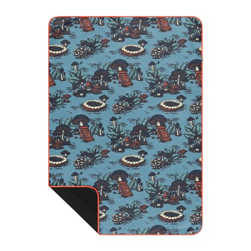 Image of Rumpl Everywhere Mat, Waterproof Picnic Blanket /Mat, Magic Mushrooms