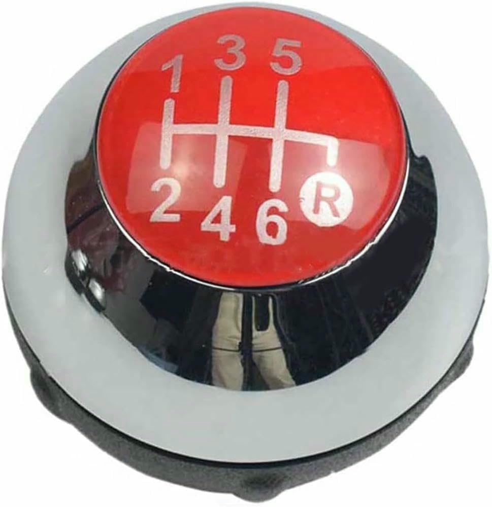 GZNBB Car 5/6 Speed Car Manual Gear Shift Knob Shifter Lever Accessories, for 500 500C 2007-2018