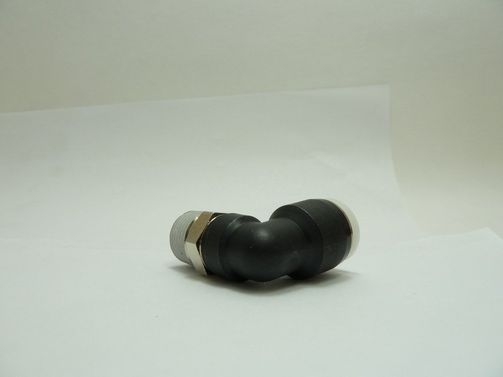 Mindman PL1/2-N3UT Pisco Fitting, Straight, 1/4 Tube Diameter, 1/8 Thread Size NPT