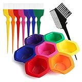 No solo es muy fácil mezclar los colores, sino que con estos cuencos es imposible olvidar qué color es cuál. Incluso los clientes pueden hacer que el color se derrita mucho más sencillo según el Principio Tricolor.