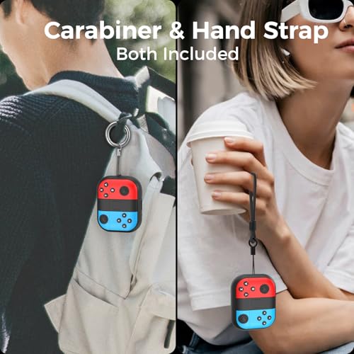 Image of TRONWIN for AirPods Pro 3 Case - 2025 Silicone Cover Gamepad Design Case for Apple AirPods Pro 3rd Generation, Cute Air pod Pro 3 Cover for Men /Women (Blue&Red)