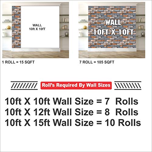 Image of WallDaddy Wallpaper for Walls Self Adhesive Wall Stickers For Home Large Size (300x40)Cm Wall paper For Bedroom decor 3D Wallpaper for Living Room Rangoli Wall Kitchen Wallpaper Waterproof Wallpapers