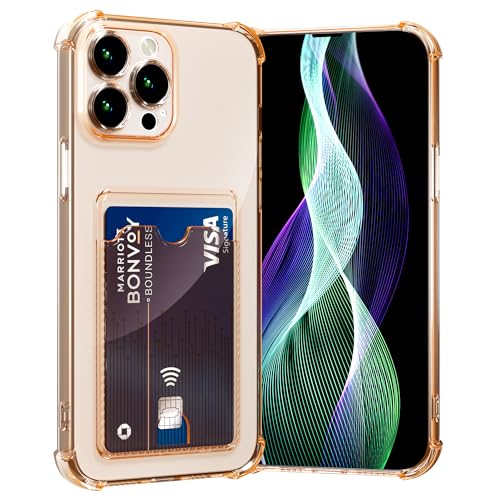 Image of AKABEILA Case for iPhone 15 Pro Purple Cute Phone Case Soft TPU Wallet Case Slim Bag Cover Shockproof with Card Slot Holder