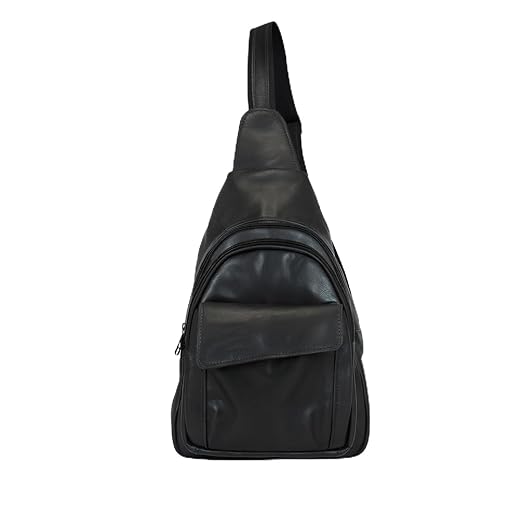 Bolsa Masculina Transversal 100% Couro Bovino Legítimo 013 Pochete Transversal Preta E Marrom (Marrom)