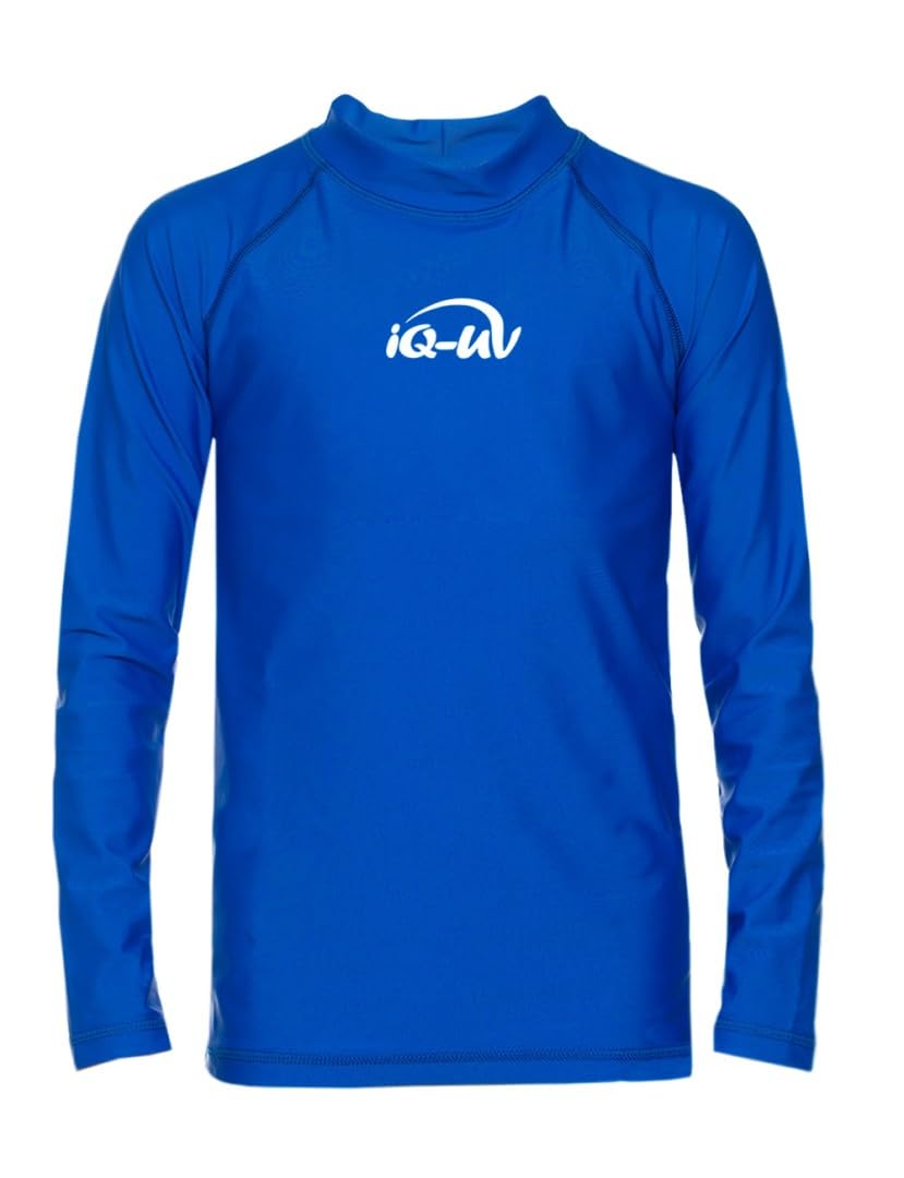 iQ-UV UV Kleidung 300 Shirt Youngster Wave Long Sleeve Maglia a Maniche Lunghe Unisex Bambini