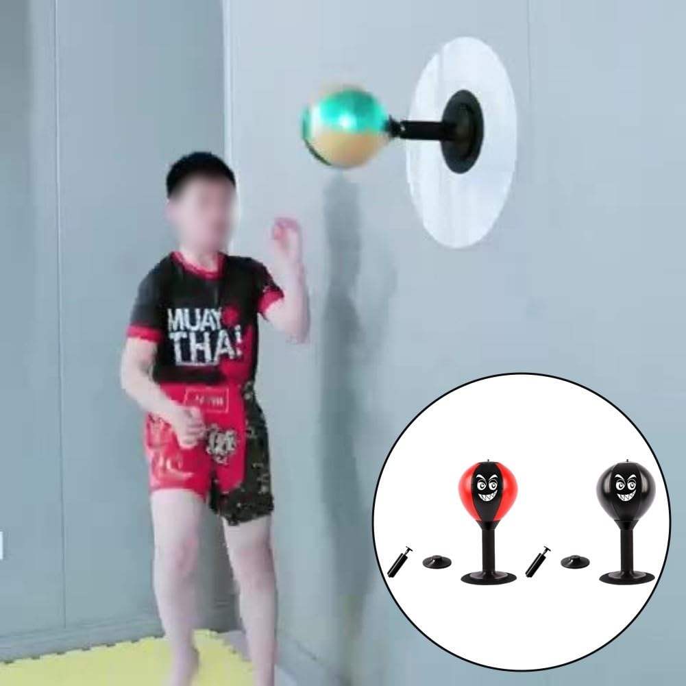 Palla da boxe in pelle PU per ufficio antistress da scrivania