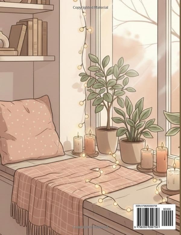 Aesthetic Girl Moments Coloring Book: Cozy & Stylish Girl Illustrations for Teens and Adults (Volume 1): 40 Cozy Girl Moments for Relaxation, Stress ... Creative Fun – Perfect for Teens and Adults image 3