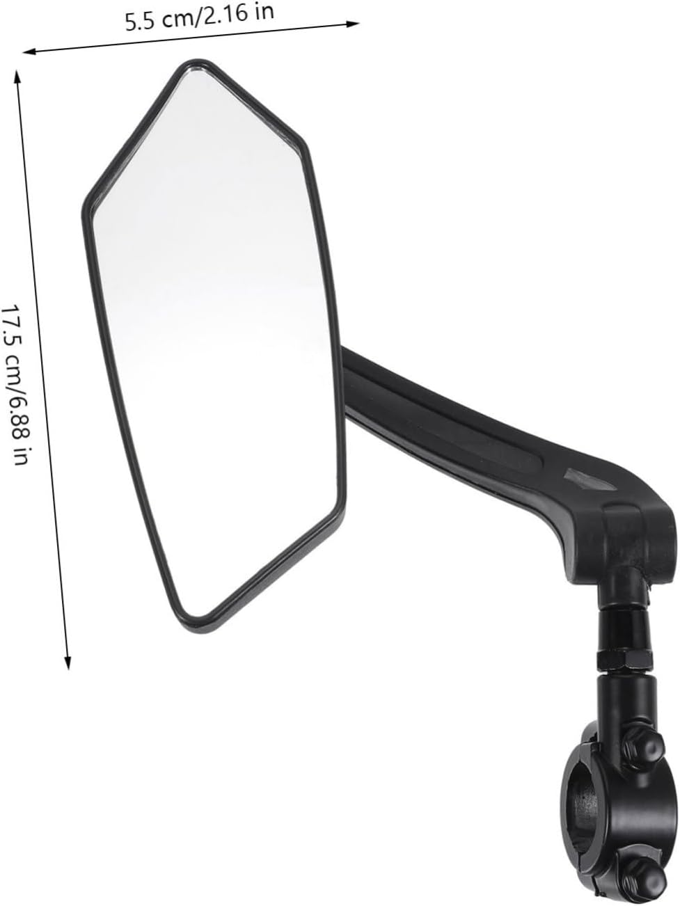 VICASKY 3pcs Mountain Bike Rearview Mirror Handlebar Mirror for Visibility Safety Accessory for Cycling Easy to Install Reduces Blind Spots