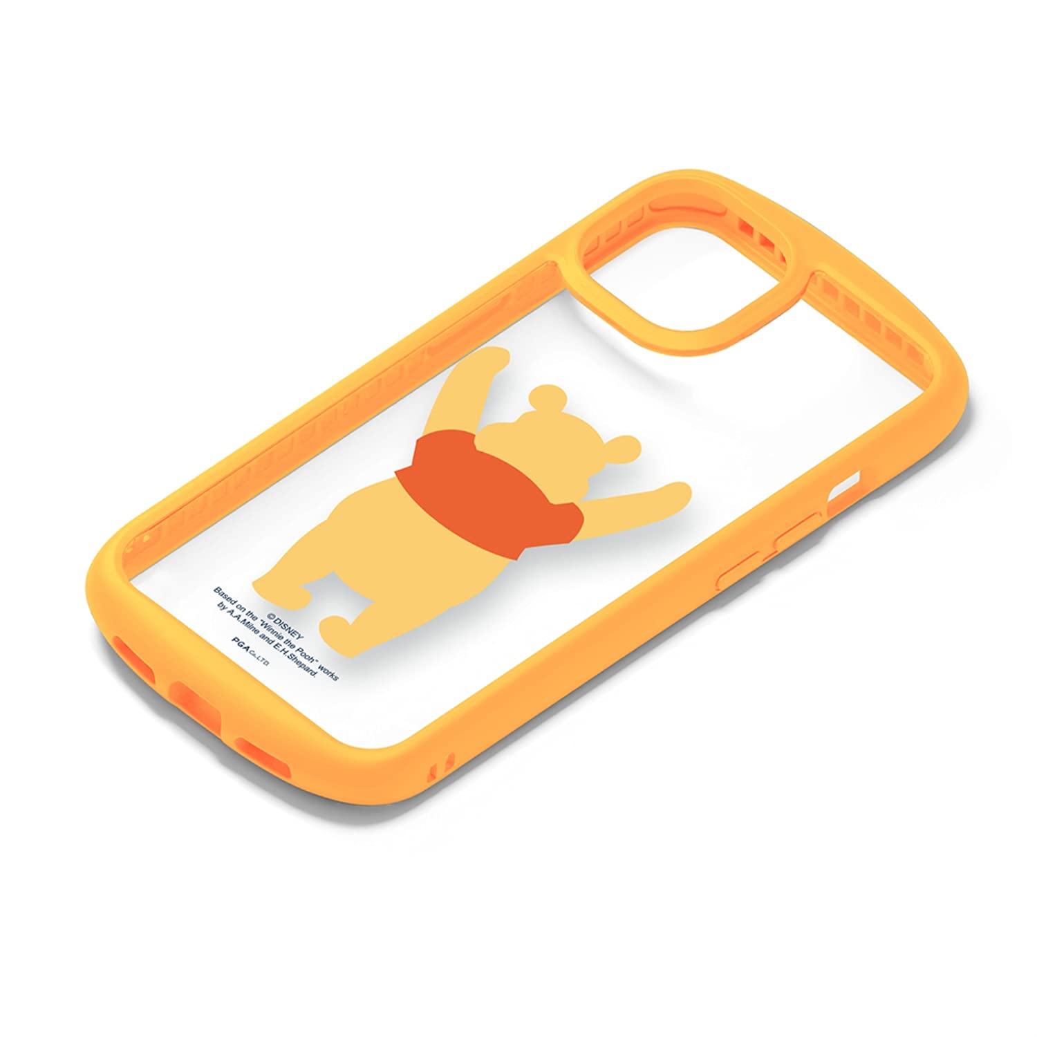 プレミアムスタイル PG-DGT21P02POO(くまのプーさん) iPhone 13 Pro Max用 ガラスタフケー