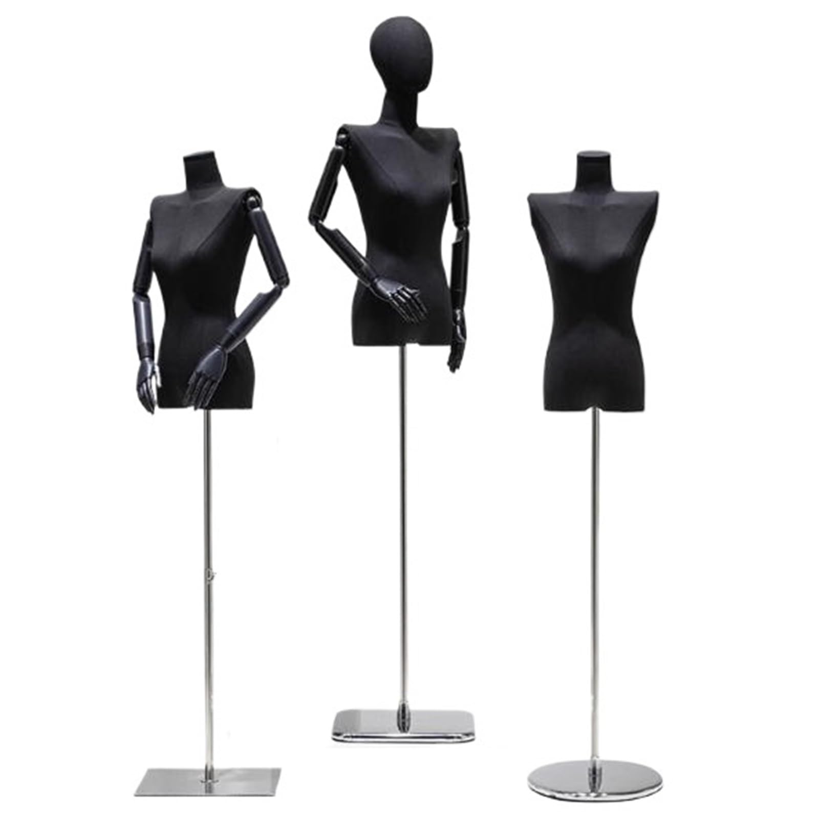LJHFG63KUYT Clothes Rack Clothing Store Window Model Display Rack, Black Flat Shoulder Props Display Stand