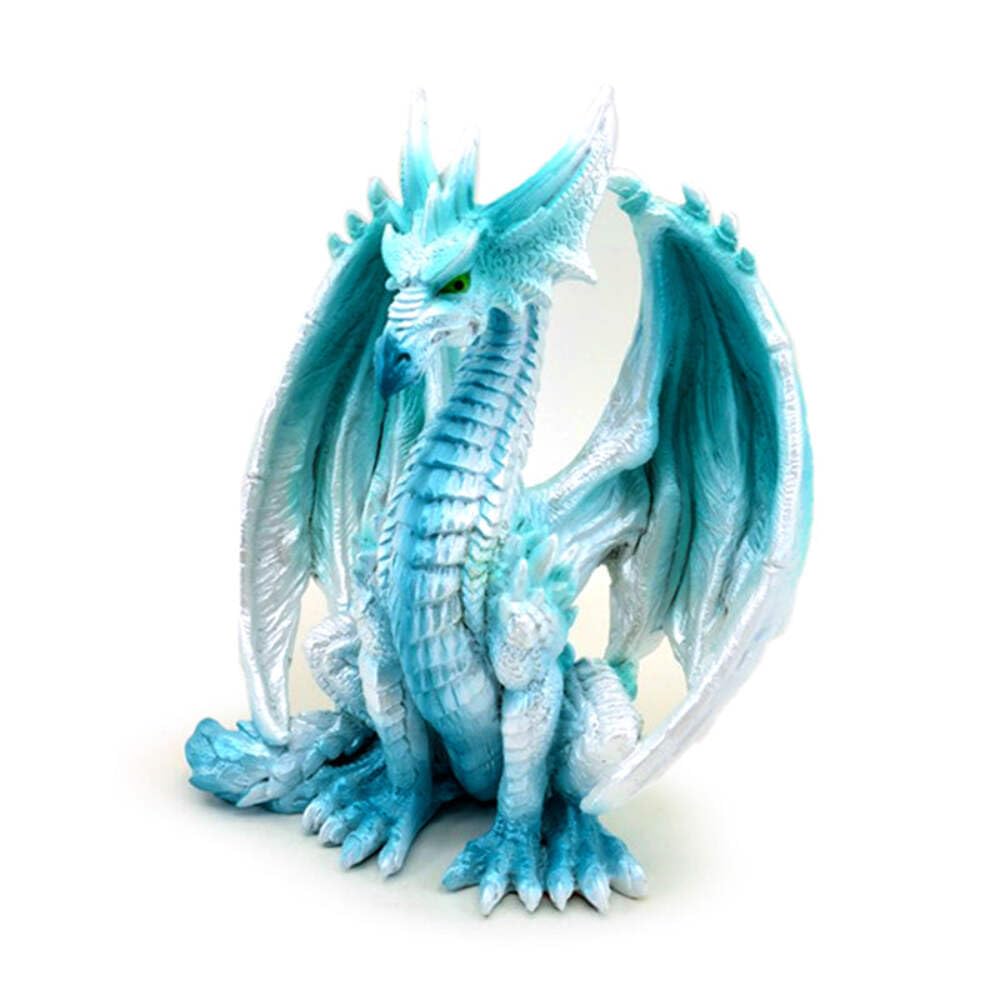 Puckator Dark Legends Master of the Ice Dragon, Cute Room Decor, Aesthetic Feng Shui Meditation Accessories, Garden Ornaments