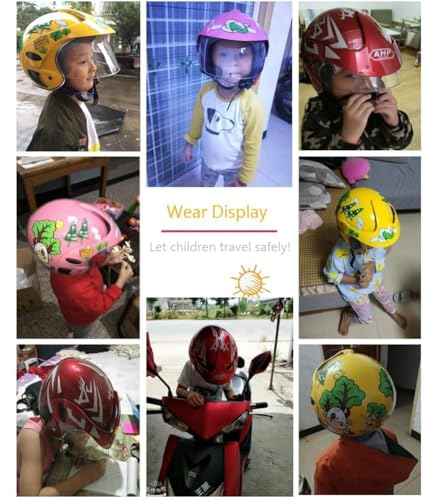 Casque moto enfant homologué Dot contre les chocs pour scooter et cruiser