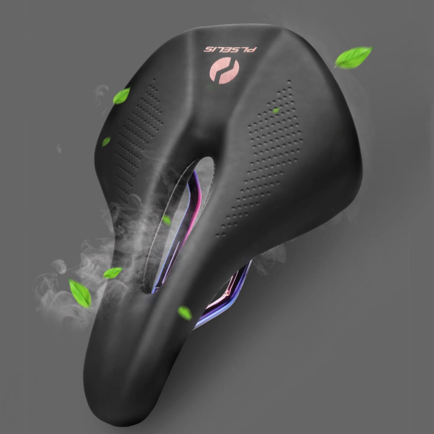Amazon | PLSELIS コンフォートバイクサドル PUレザー ソフトフォーム