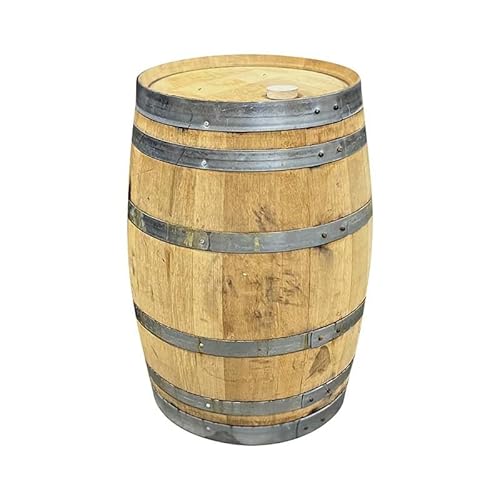 LYUGGAGE Oak Rye Whiskey Barrel 15 Gallon with Barrel Cover, Fresh Empty Barrel, Refillable, Authentic White Oak Barrel for Decorative and DIY Projects, Aging Homebrew Beer, Wine, Cider, Spirits