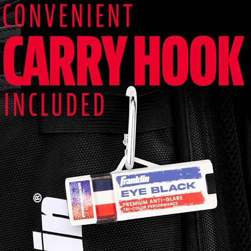 Image of Franklin Sports Eye Black Stick - Red /White /Blue