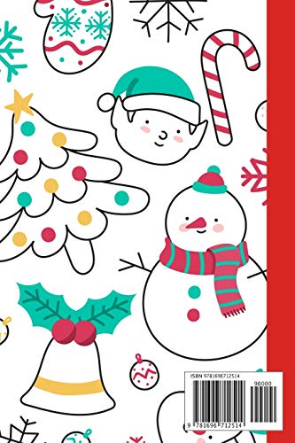 Dear Santa - Letters to Santa: Christmas Diary and Sketchbook with Spot for Wish List - Holiday Activity for Kids - Whimsical Snowman & Elf Pattern Cover - Journal Notebook (6 x 9 inches) image 4