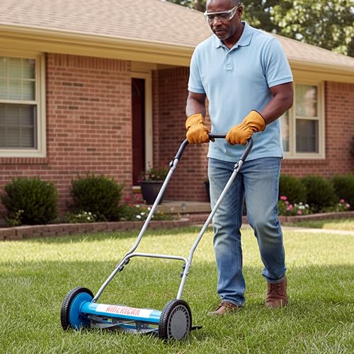 Image of American Lawn Mower Company 2815-18 18-Inch 5-Blade Reel Push Lawn Mower