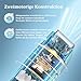 Vakuum Haarschneidemaschine für Kinder und Männer, Elektrisches haarschneider mit Doppelter Motorleistung, Kabelloser Profi Haartrimmer mit Hautfreundlicher Klinge, IPX7 Wasserdicht, Wiederaufladbar