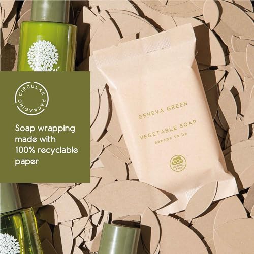 GFL Cosmetics Hotelier Geneva Green Skin Care Agent Full Box Bundle - All Body Products, Mini-Sizes, Recycled Packaging, 300 x 1.01 Fluid Ounces, Unisex - Image 7