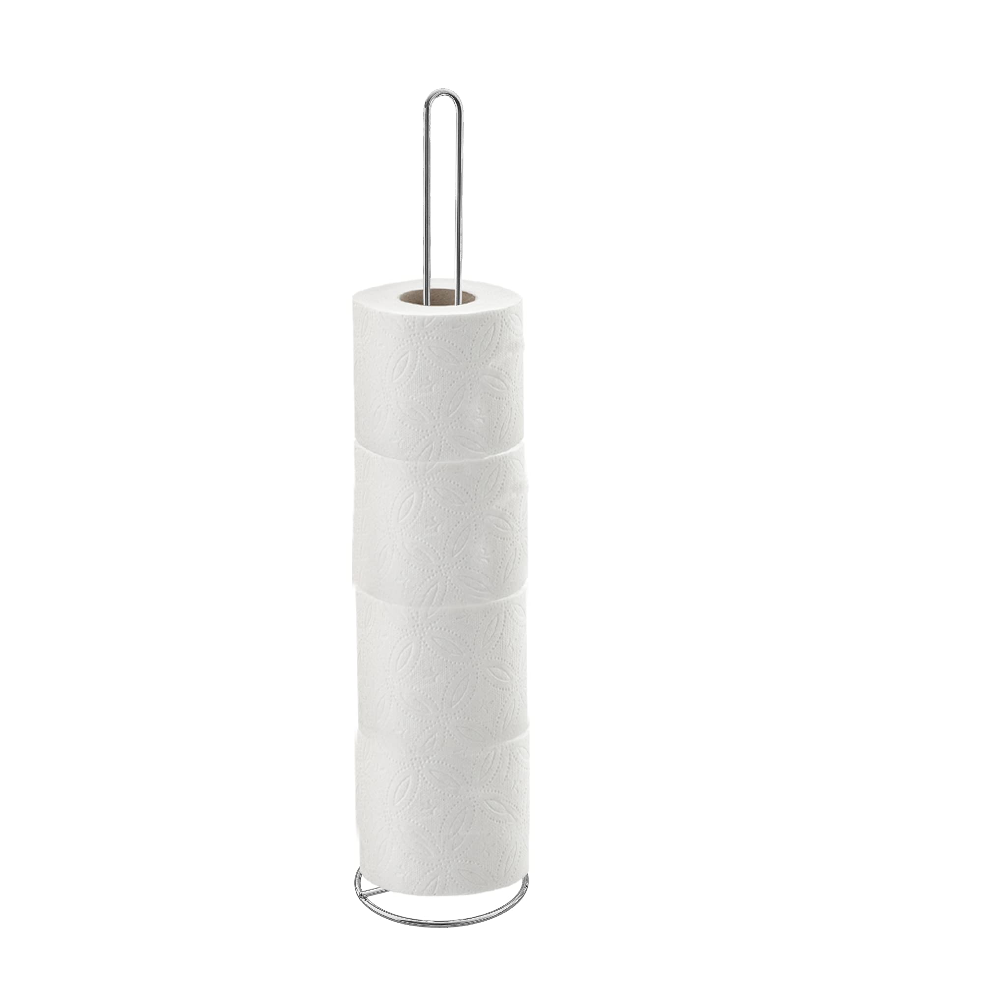 Blue Canyon Toilet Roll Holder Chrome Free Standing Toilet Paper Holder Spike, Toilet Paper Storage, Toilet Paper Roll Holder, Toilet Roll Storage, Toilet Paper Organizer