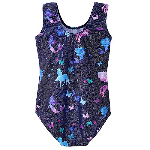 Hoziy U1-577U-DI0O Purple Gymnastics Leotards For Girls Unicorn Size 7-8 7/8 Years Old Activewear thumb #1