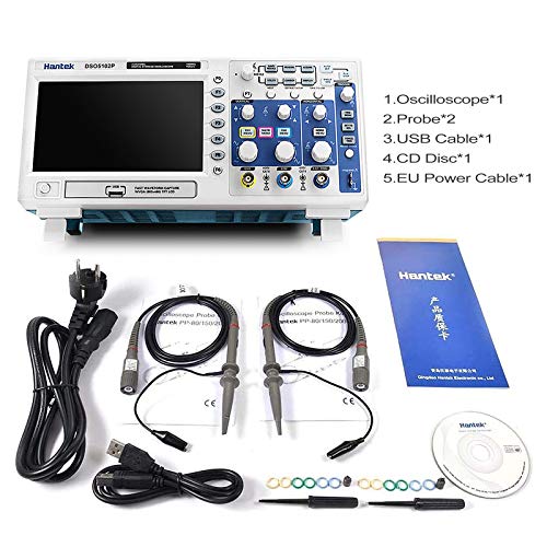 Hantek Dso5102P Usb Storage Oscilloscope Oszilloskope 2 Channels 100Mhz 1Gsa/S #TOP2