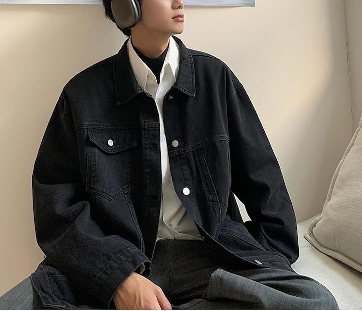 fashiru oversized denim jacket ネイビー ファシル oversized denim