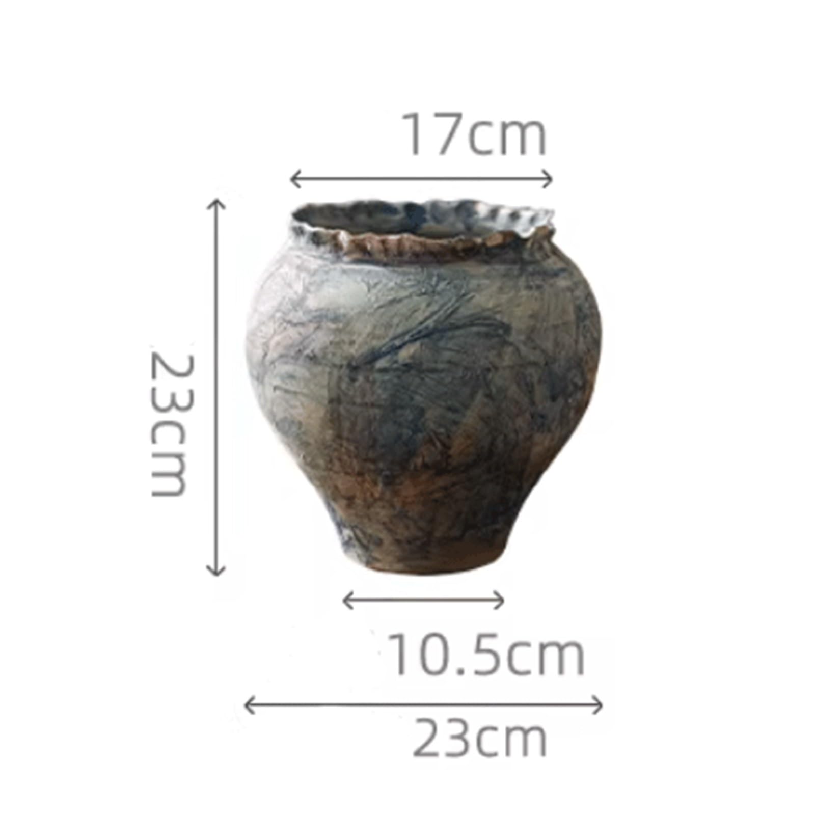 Doniczki zewnętrzne Ceramiczne donice, rustykalne, ręcznie robione wazony artystyczne, dekoracje stołu w stylu vintage o luksusowym charakterze Doniczki