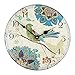 KI Store Silent Wall Clocks for Living Room Kitchen Decor Bathroom Farmhouse Cabin Non Ticking Decorative Clock 12-Inch Boho Round Clocks