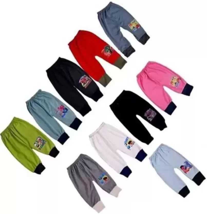 Track Pants/Pajama for Baby Boys&Girls (Multicolor, Pack of 10)-image-21