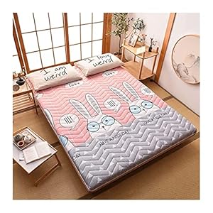 HUOHUA Vouwmatras voor slaapmatras Topper traditionele futon matras opvouwbare Tatami vloermat 180 cm x 200 cm 22.8.2 (maat 180 x 200 cm)