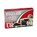 Maxell Audio Cassette - Blank Media, Cassette, Red, 60 Min, Pack of 10
