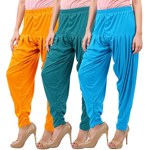 Image of Buy That Trendz Patiala Salwar for Women Relaxed Fit Viscose Patiyala Salwar Harem Bottom Pants