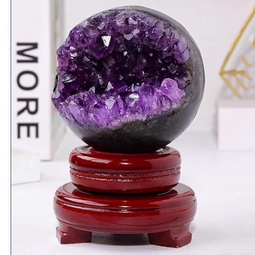 Géode d'améthyste en boule de cristal de qualité supérieure d'exception pour collection