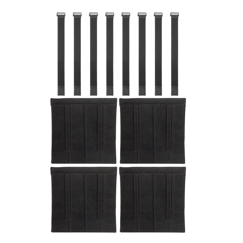 Jooehyer Black 4 Pcs Bunk Bed Ladder Pads Ladder Step Pads Loft Bed For Safe And Comfortable Climbing For Loft Bed, Bunk Bed Ladder Padding Suitable