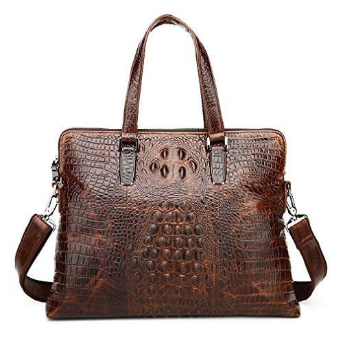 ZXX. Porte-Documents en Cuir, fourre-Tout à Motif Crocodile, Sac à Main pour Homme, Section transversale, Sac pour Homme, Grande capacité