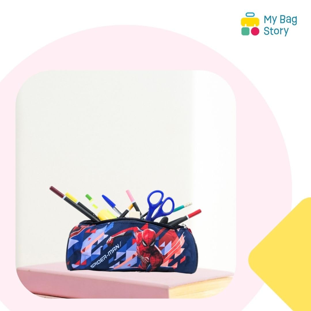 mybagstory Spiderman, Children's Pencil Case, School, Primary, Kindergarten, Daycare, Boys Pencil Case, Size 22 cm, Gift Idea - Image 4
