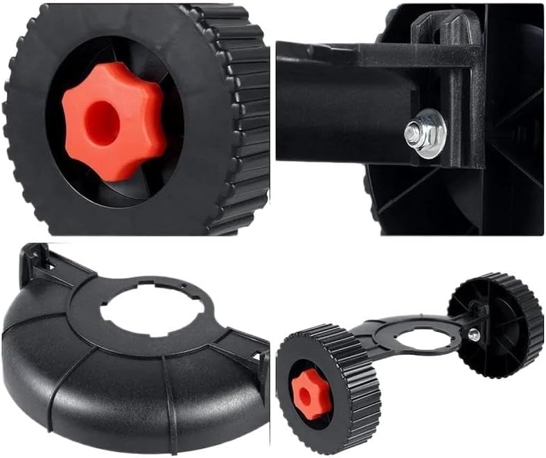 Mower support wheel Adjustable Cordless Trimmer Auxiliary Wheels Quick Change Trimmer Support Wheels Attachment