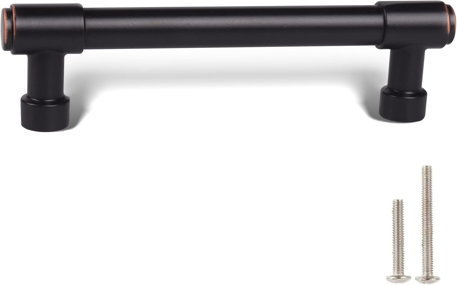 KHTUMEWARE-4 Oil Rubbed Bronze Cabinet Pulls CTC 4 in (102 mm) 10-Pack