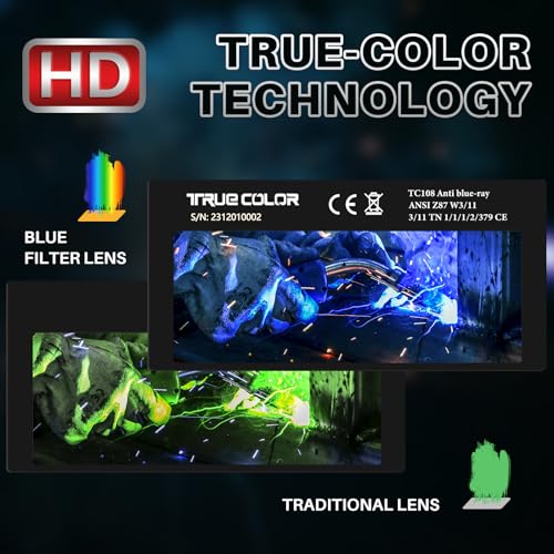 Lente para soldar con oscurecimiento automático tonalidad 11 miniatura 3