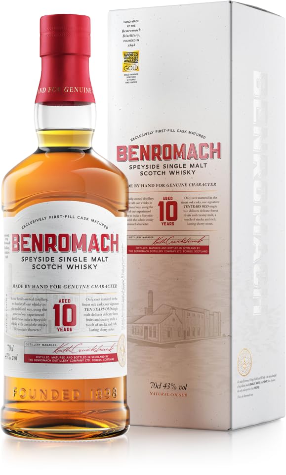 Amazon.co.jp: ベンロマック 10年 [モルト ウイスキー イギリス 700ml