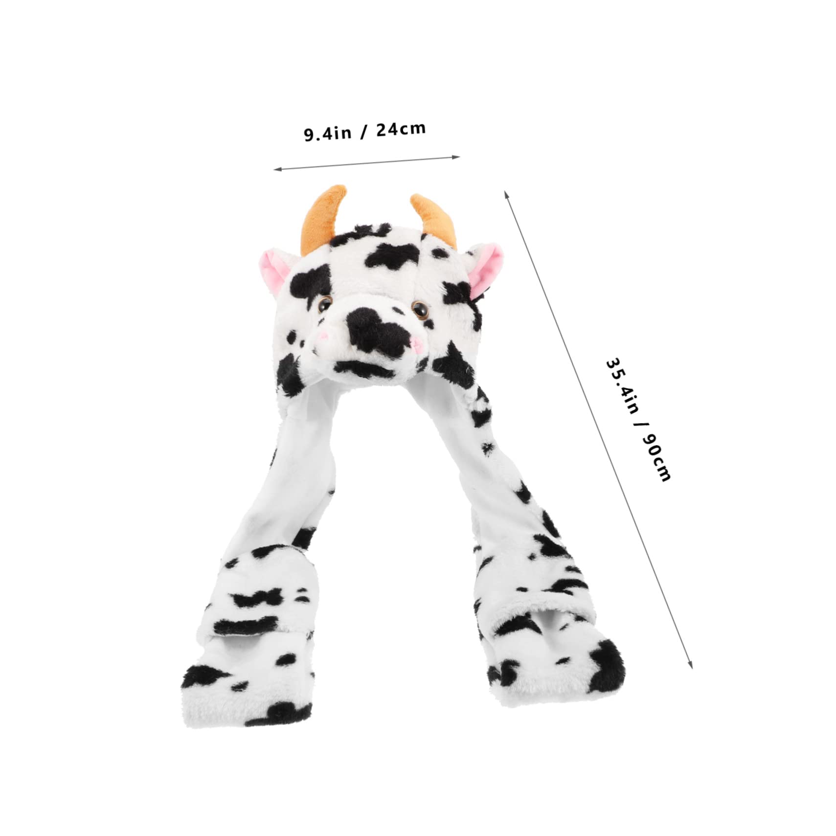 CORHAD Fashionable Winter Plush Hat Ear Protection Warm Cap Stylish Cartoon Animal Design for Family Cosplay Shopping