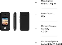 Vista 2 de Teléfono AT&T CINGULAR FLIP 4 SMARTFLIP IV U102AA 4G para AT&T