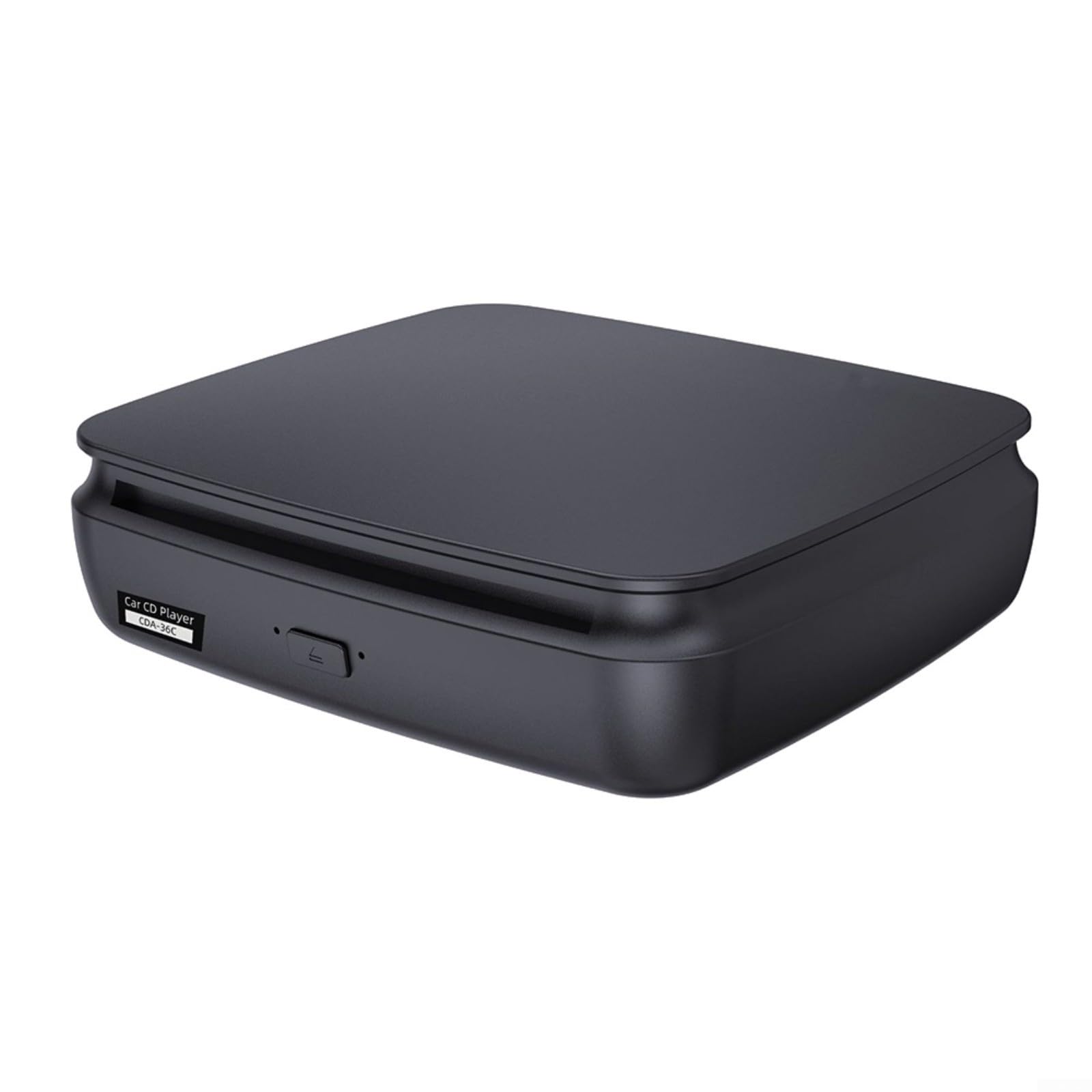 Lettore CD DVD portatile, con USB e unità esterna compatta in ABS per viaggi a casa e sistema audio musicale, nero