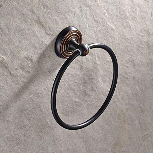 Anneau à serviette circulaire avec fixation murale robuste et durable - 4
